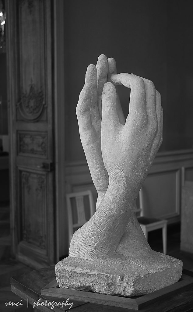 "the Cathedral". Rodin Museum, Paris